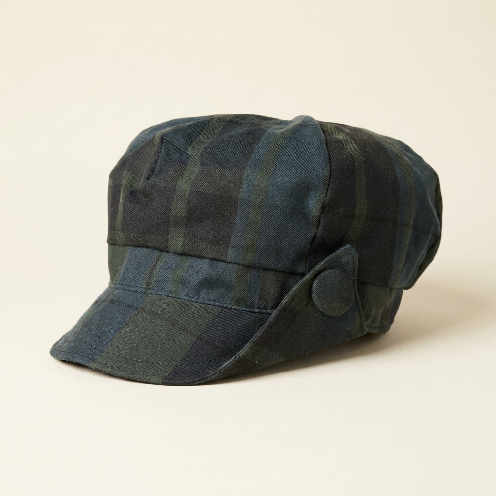 Lilly — Tartan Wax Hat